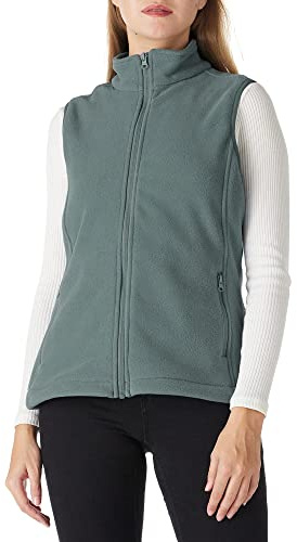 Outdoor Ventures Women's Fleece Gilets Lightweight Warm Bodywarmers Vests | Windproof Sleeveless Fleece Jackets, Stand-up Collar Outerwear With 4 Large Pockets, Spring, Fall & Winter, 12 Colors