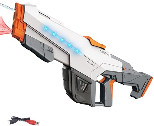 Pistolas de Agua Eléctricas,Pistolas Agua Automáticas,Pistola de Agua Largo Alcance,Alta Capacidad Más Fuerte Blaster De Agua Summer Pool Beach Party Toys,para Piscinas,Playas