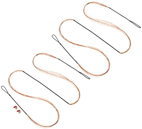 PATIKIL Remplacement de la Corde d'arc Corde d'arc Recourbée Noir et Orange