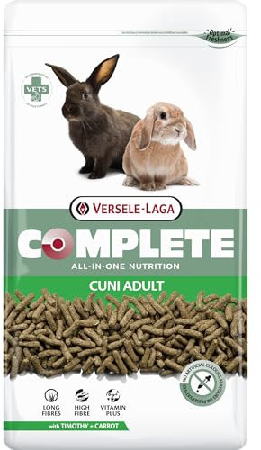 VERSELE-LAGA - Complete Cuni Adult - Ballaststoffreiches extrudiertes Komplettfutter für (Zwerg-) Kaninchen (3 kg (1er Pack))
