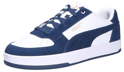 PUMA Baskets Unisexes Caven 2.0 Mono, doré Bleu Persan Blanc, 40 EU