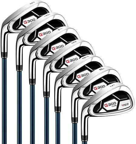 PGM Men’s Golf Iron Set for Left Handed with Forgiving Cavity Back Design