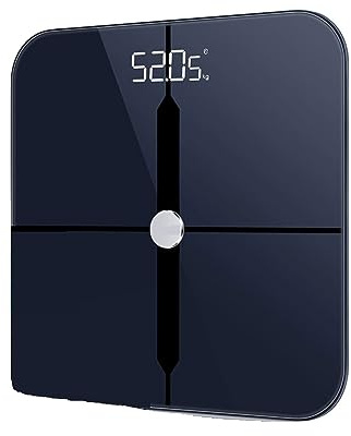 Smart Viktvåg Digital Kroppsfettvåg Balans Bioimpedans Badrumsvåg BMI-sammansättningsanalysator For Människa Exakt, LäTt Att LäSa