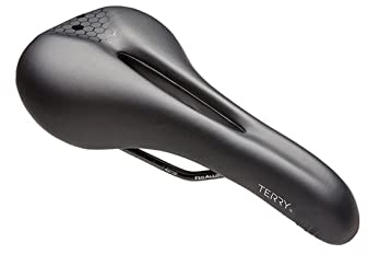 Terry Fly Cromoly Gel Fahrradsattel - Fahrradsitz für Herren - Flexibel & Bequem - Dünne Gelschicht - Dura-Tek Bezug - Schwarz