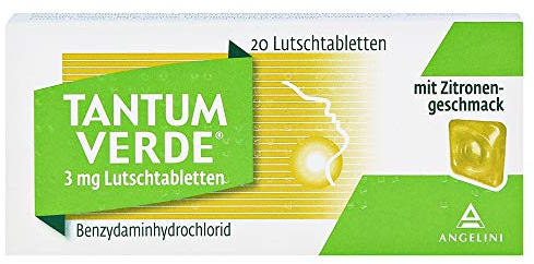 Tantum Verde 3 mg Lutschtabletten mit Zitronengeschmack