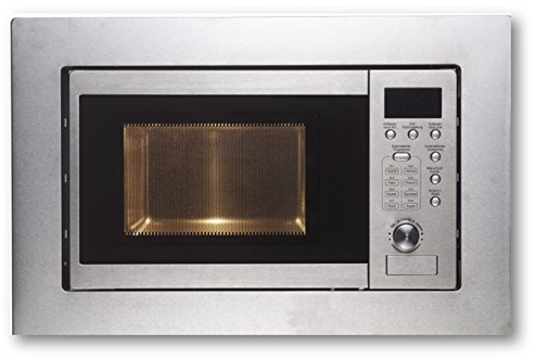Cookology IM20LSS Integrated Microwave in Stainless Steel - 800W - Built-in Microwave - 20 Litre Capacity - 60cm Width - 8 Auto Cooking Presets - Child Lock - 25cm Turntable