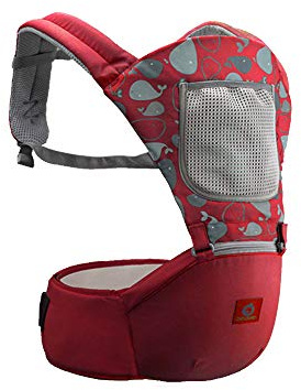 G-Tree del bebé del asiento de la cadera cinta transportadora - Caja ergonómica Carrier Ligera infantil, Todos Seasonshild portador en forma para bebés y niños pequeños para niños