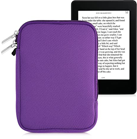 kwmobile Schutztasche für eReader - Neopren Tasche Hülle Cover Case Schutzhülle Violett - 17 x 12 x 2 cm Innenmaße