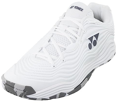 YONEX Herren FUSIONREV 5 Tennisschuhe, Weiß, Weiss/opulenter Garten, 46 EU