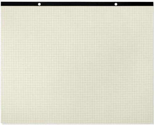 Fainne Large Engineering Graph Paper Pad 22''x17'' Landscape 4 x 4Grid Pad Giant Drafting Sketching Graph Paper for Engineer Architect Designer Mathematician Draftsman(Beige and Brown)