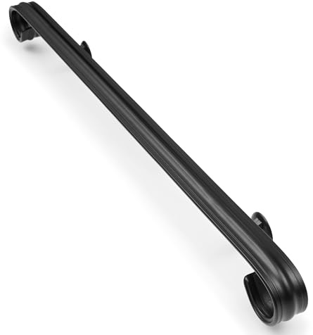 Vezek 3 Ft Wrought Iron handrail Stair Railing Grab Bar Kit Matte Black Staircase Handrails