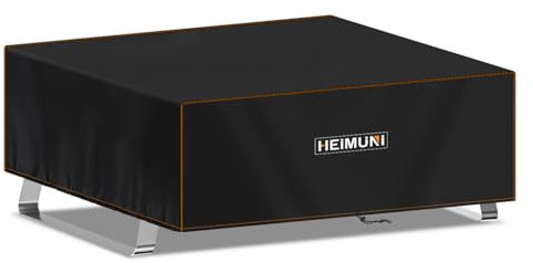 HEIMUNI Bâche Barbecue Extérieur, Housse pour Plancha Gaz Exterieur Housse de Barbecue Impermeable 420D Oxford Housse BBQ Bache de Protection pour Plancha Exterieur Coupe-Vent (80x60x25cm)