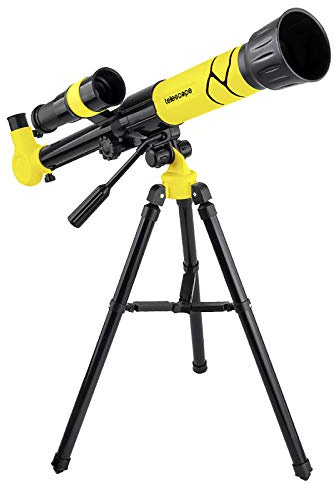 Educational Astronomy Toys High-Powered Monocular Telescope for Children Science Learning Exploration (Yellow, One Size)