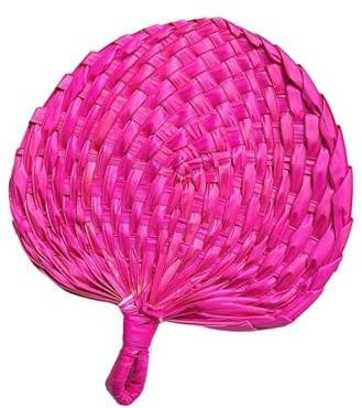 LXJLXD Abanico de palmas transpirables, suministros de refrigeración sostenibles, peso ligero, decoración natural, mano, boda, regalo, palmas tejidas