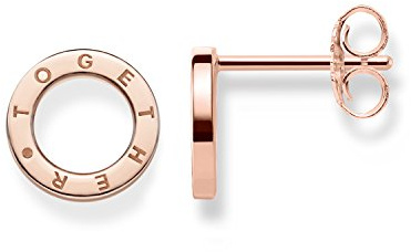 Thomas Sabo Ohrstecker Kreise TOGETHER vergoldetes Silber H1946-415-12