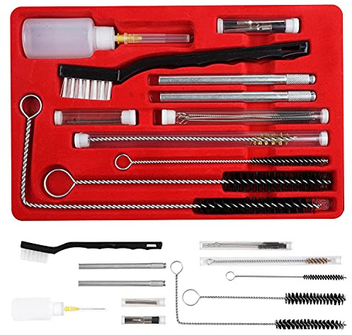 CANOPUS Professional Spray Gun Cleaning Kit, 23 Piece Complete Maintenance Set for Cleaning HVLP Spray Guns, Paint Guns, Air Tools, Airbrush, Storage Case Included