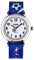KZKR Jungenuhr Kinder Armbanduhr Lernuhr Fußball Kinder Uhr Blau Sportuhr Nylon Analog Quarz Einfach-Lesen