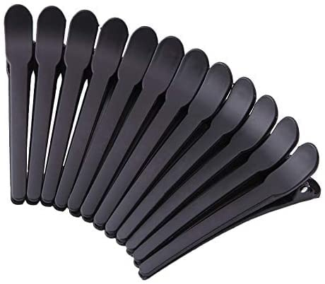 DAQIEPIN 12 Pezzi Fermagli per Capelli Clip Pinze per Capelli Mollette per Capelli in Plastica per Donna Ragazze