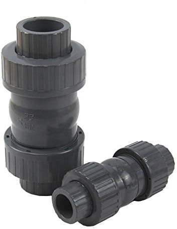 Vannes à bille à levier, vanne à boisseau sphérique, clapet anti-retour, vanne unidirectionnelle en PVC de diamètre intérieur 20/25/32/40/50/63 mm, raccord de tuyau Upvc for aquarium d'irrigation de j