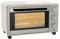 HOMCOM Mini Oven, 21L Countertop Electric Grill, Toaster Oven with Adjustable Temperature, Timer, Baking Tray and Wire Rack, 1400W, Cream