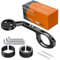 NICEDACK Aluminiumlegierung Fahrradhalterung kompatibel mit Garmin Edge, Fahrrad Halterung für Garmin Edge 500 510 520 530 540 130 130 Plus 25 20 800 810 820 830 840 1000 1030 1030 Plus 1040