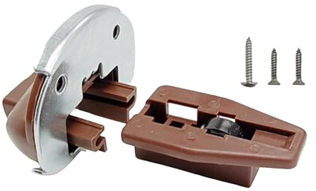 Kit de guía de cajón de repuesto, posicionador de instalación de riel de cajón, guías de riel de pieza de repuesto para cajones sin cabina, mesa de buffet, armarios de cocina retro