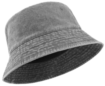 Zylioo Chapeau Bobs Homme Délavé L/XL/XXL Chapeaux Seau Chapeau de Soleil | Chapeaux de Pêche Vintage Grand UPF 50+ Anti-UV Bucket Hat Oversize Pliable Léger pour Été Extérieur et Randonnée Sports
