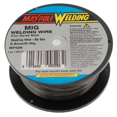 Maypole 526 Weld Flux Wire, 0.4 Kg, 0.8 mm