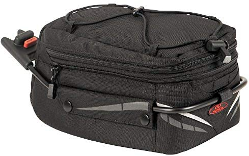 Norco 0231AS Unisex Fahrradtasche Ontario Sattelstütztasche Fahrradtasche, Schwarz, 31 x 15 x 16 cm, 6 Liter