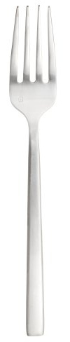 Fortessa Arezzo 18/10 Stainless Steel Flatware, Serving Fork, 9.25, Brushed Stainless Steel