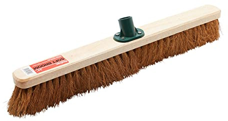ProDec 24 Natural Coco Fibre Soft Sweeping Broom Head for Indoor and Outdoor Sweeping