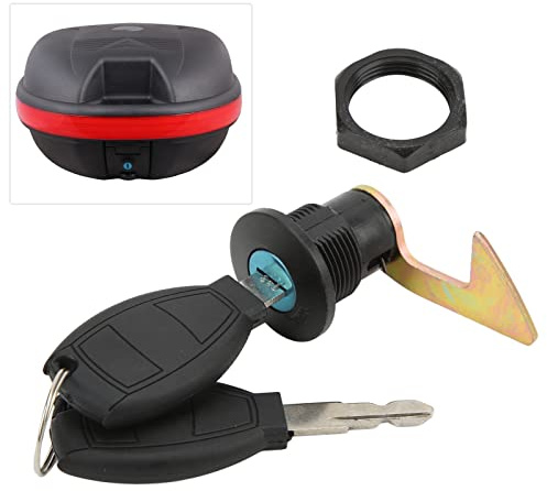 Cerradura de maletero de motocicleta, accesorio de aluminio para patinete, cerradura trasera, herramienta de bloqueo de armario para motocicletas eléctricas, maletero de almacenamiento(#3)