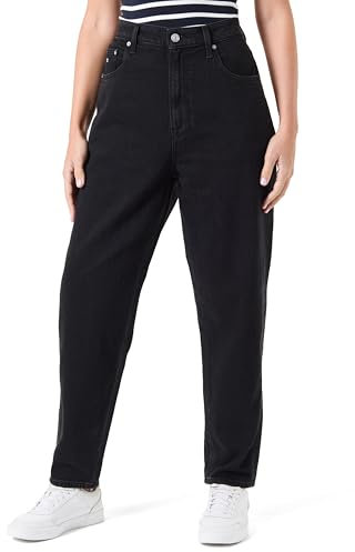 Tommy Jeans Damen Tapered, Denim (Denim Black), 33W x 32L