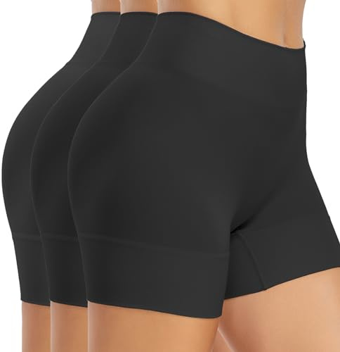 SIMIYA Shorts de Cyclisme pour Femmes, Shorts à Porter sous Une Robe | sous-vêtements Courts, , Shorts Taille Haute, Mini-Shorts sans Coutures, Boxers d'été, Culottes, Shorts du S au 3XL