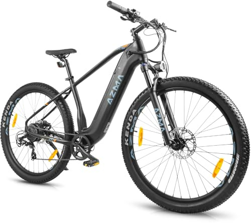 KIMDYMA U1, 29 Zoll E-Mountainbike, 140km Reichweite, Abnehmbarer Akku 36V 18Ah, 8-Gang, Hydraulische Scheibenbremsen, E-MTB E-Bike
