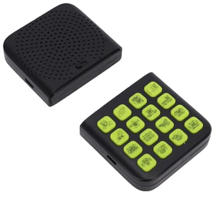 Macchina per Effetti Sonori Compatta Ricaricabile Divertente Generatore di Rumore per Feste Burloni 16 Suoni Divertenti Giocattolo (Black)