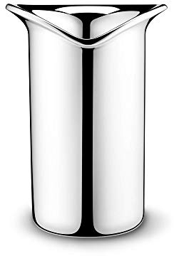 Georg Jensen Wine Cooler - Mirror Polished Stainless Steel - Designed by Thomas Sandell - Stylish Serving Barware