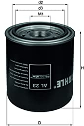 MAHLE AL 23 Lufttrocknerpatrone Druckluftanlage Anschraubfilter u.a. passend für MERCEDES UNIMOG