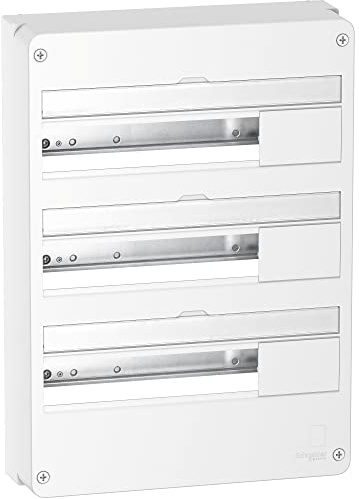 Schneider Electric - Resi9 - Coffret en saillie Blanc (RAL 9003)- 3 rangées de 18 modules - R9H18403