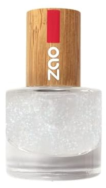 Zao Bambus Nagellack Nr. 665 / Glitzer für Decklack, 8 ml