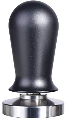 53mm Calibrated Espresso Tamper, MATOW Calibrated Coffee Tamper with Spring Loaded Anodized Aluminum Handle Stainless Steel Flat Base, Professional Espresso Hand Tamper