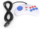 16Bit 9-Pin Mini Handheld Game Controllers Gamepads Game Console Ergonomic Gaming Controller White for Sega