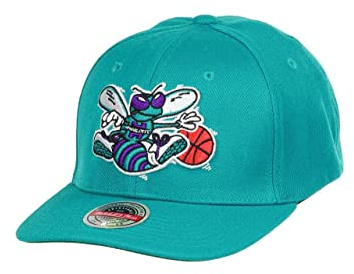 Mitchell & Ness Charlotte Hornets Teal NBA Team Ground 2.0 Stretch Snapback HWC cap - One-Size