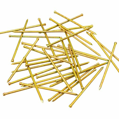 (Förpackning med 1 000 st) litet huvud 1,5 x 40 mm efterbehandlingsspikar, zinkpläterade stålspikar, spikar för träbearbetning (1 000, 1,5 x 40 mm)