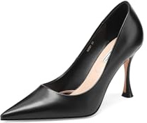 QUEEN HELENA Décolleté con Tacco a Spillo Scarpe Eleganti Donna K3297 (Nero, 37)