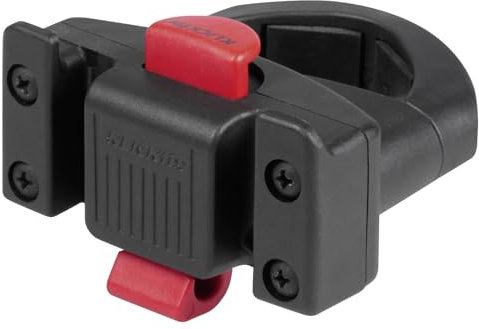 Rixen und Kaul Caddy Oversized KR863 - Fahrradkorb, Schwarz, Kunststoff, Rahmenmontage, Φ36-55mm