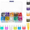 ehomiiii Lot de 120 fusibles automobiles - Kit complet de fusibles automobiles pour voitures, camping-cars, camions et motos - Couverture de 2 A à 35 A - Fusibles à lame standard avec extracteur de