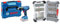 Bosch Professional 06019H1108 GSB 18V-21 Cordless Hammer Drill (Without Battery, 18 V, Hard/Soft Torque: 55/21 Nm, in L-BOXX), Solo + 43x Extra Hard Screwdriver Bit Set (197 x 110.5 mm, Accessories)
