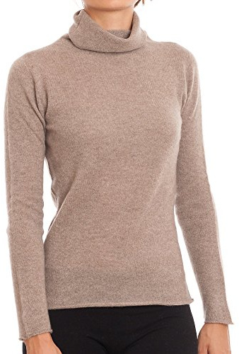 DALLE PIANE CASHMERE Maglione Donna 100% Cashmere - Visone, S