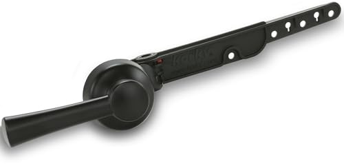 Korky 6034BP Strongarm Tank Lever Universal to Fit Front Angled Side Left and Right Mount Toilets, Matte Black, Simple Style